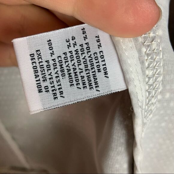 Lafayette 148 Taupe Tweed & Satin Snap Blazer Jacket  Size 6 U1 - Picture 6 of 9